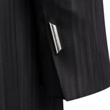 Miniabito robe-manteau in gessato lana e viscosa DA574 EFE166D999 DONDUP 