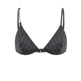 Reggiseno in fresco di lana gessato DC482 ES0080D903 DONDUP 