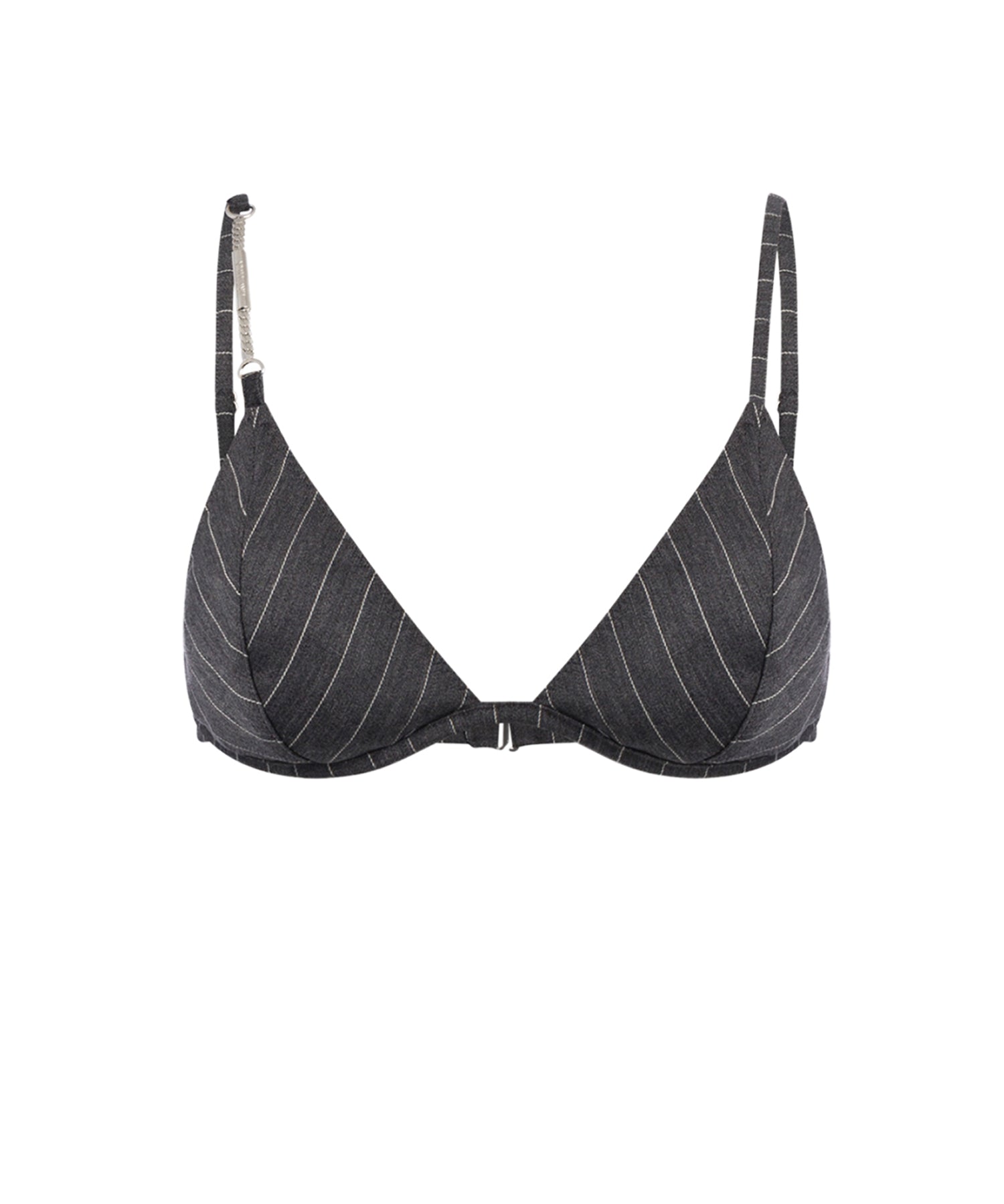 Reggiseno in fresco di lana gessato DC482 ES0080D903 DONDUP 