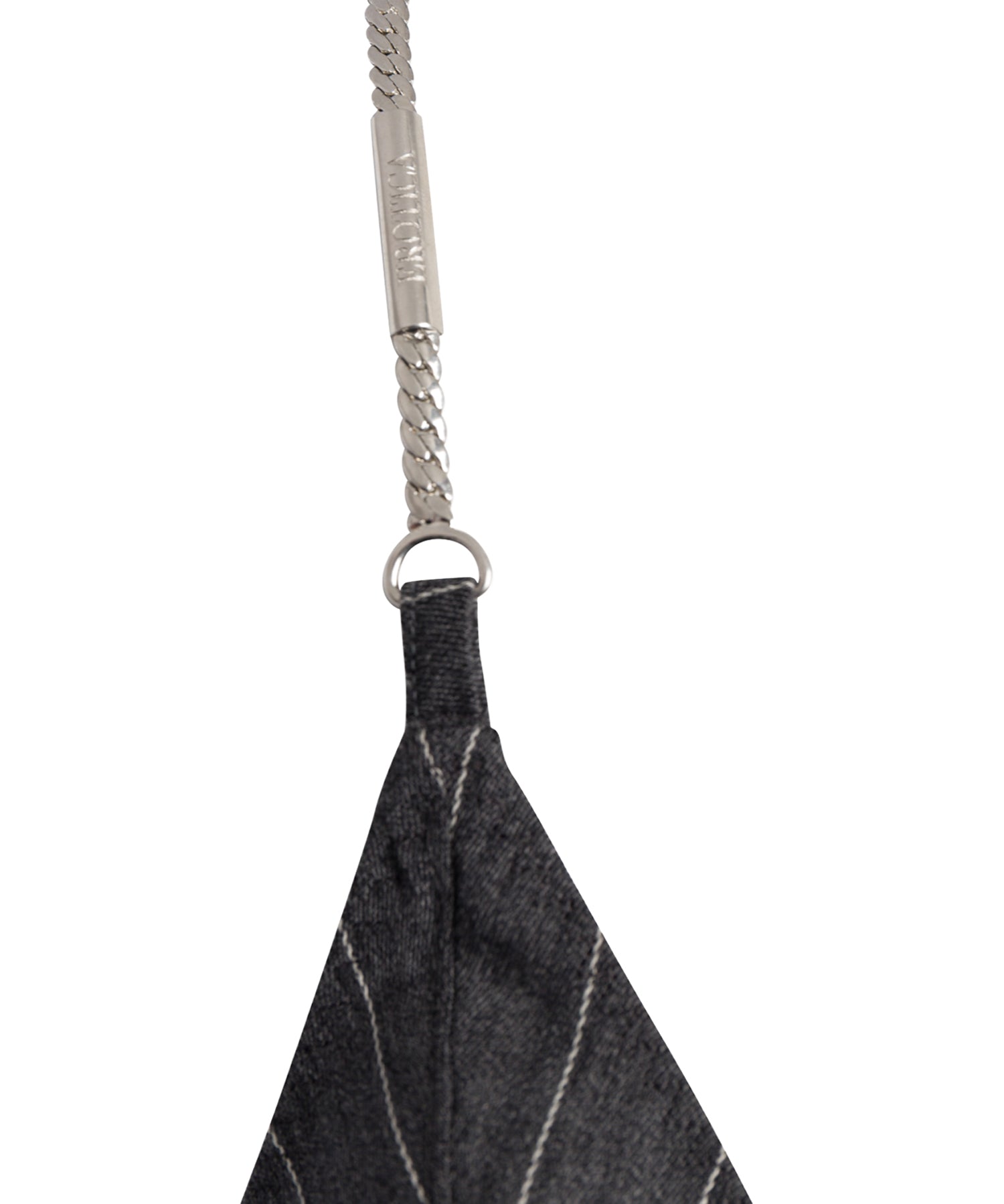 Reggiseno in fresco di lana gessato DC482 ES0080D903 DONDUP 