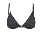 Reggiseno in fresco di lana gessato DC482 ES0080D903 DONDUP 