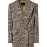 Blazer doppiopetto in bouclé DJ636 FF0429DXXX718 DONDUP 