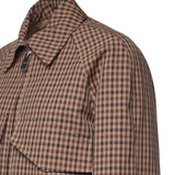 Giacca check con cintura DJ816 QF0207DXXX737 DONDUP 