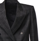 Blazer doppiopetto in Principe di Galles DJ823 QF0208DXXX909 DONDUP 