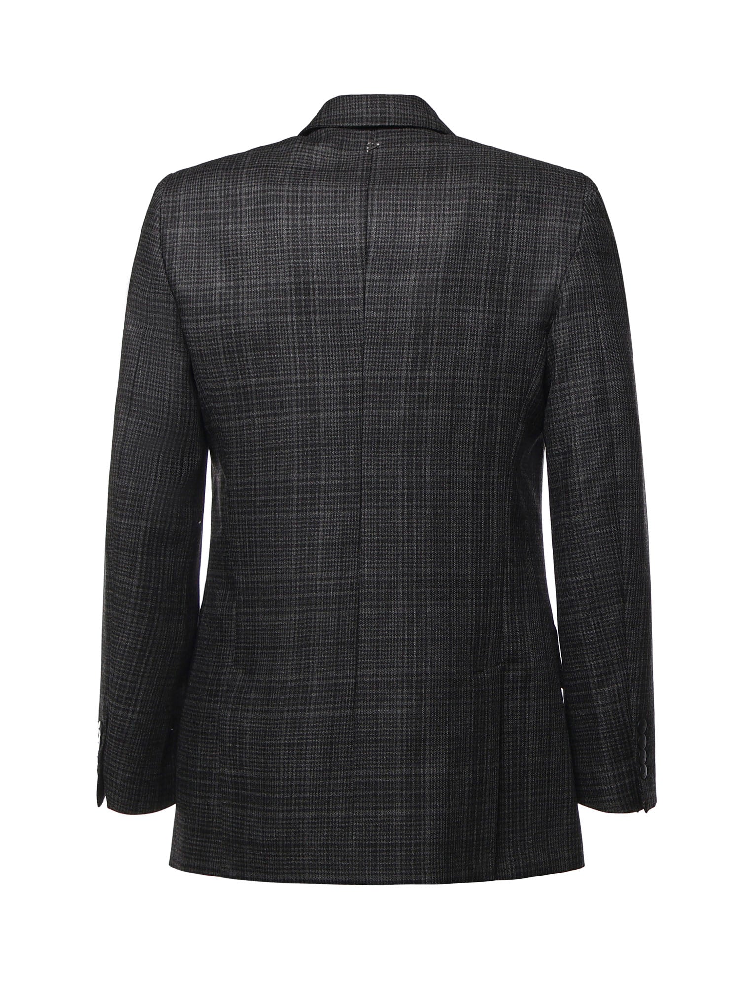 Blazer doppiopetto in Principe di Galles DJ823 QF0208DXXX909 DONDUP 