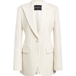 Blazer monopetto in fresco di lana gessato DJ847 ES0080D001 DONDUP 