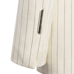 Blazer monopetto in fresco di lana gessato DJ847 ES0080D001 DONDUP 