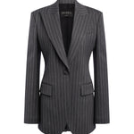 Blazer monopetto in fresco di lana gessato DJ847 ES0080D903 DONDUP 
