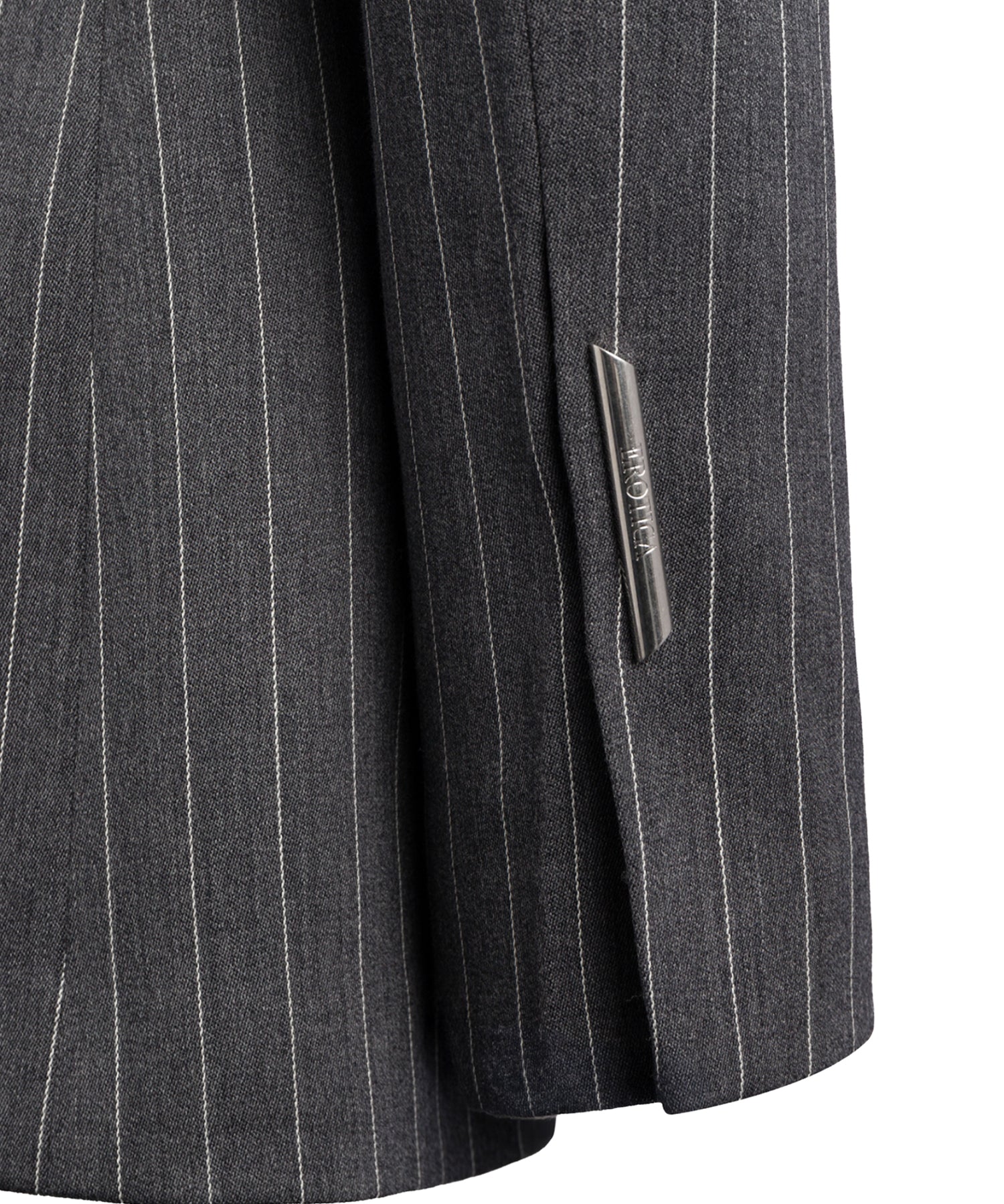 Blazer monopetto in fresco di lana gessato DJ847 ES0080D903 DONDUP 