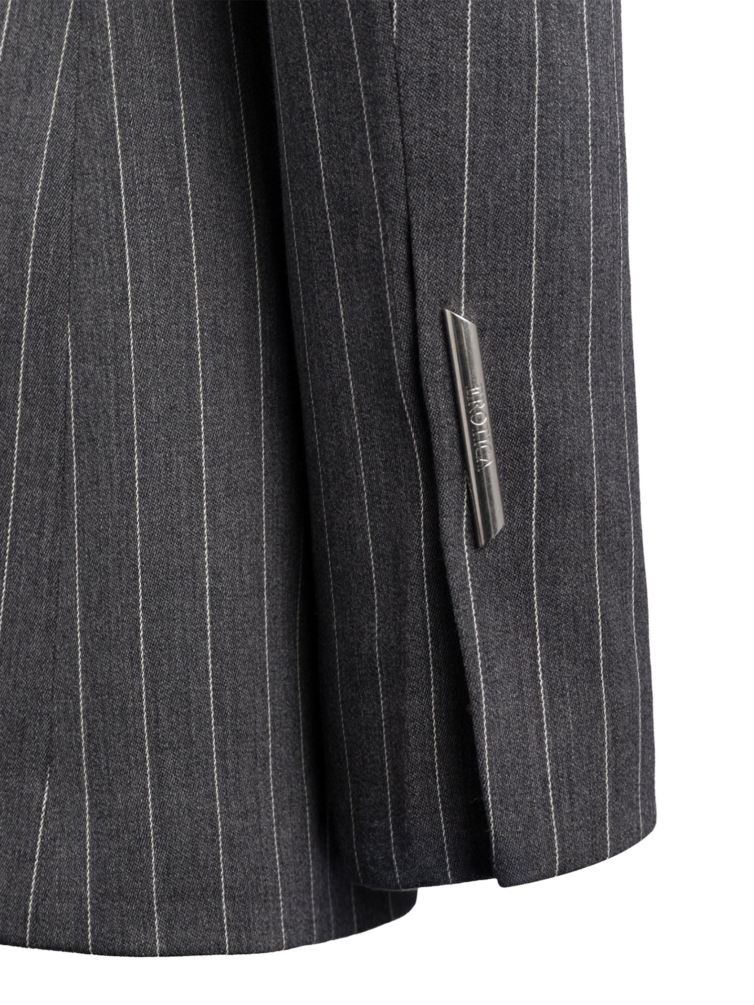 Blazer monopetto in fresco di lana gessato DJ847 ES0080D903 DONDUP 