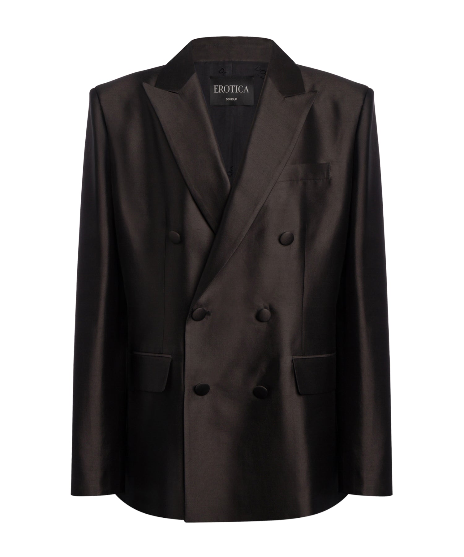 Blazer doppiopetto in shantung DJ850 SF0109D999 DONDUP 