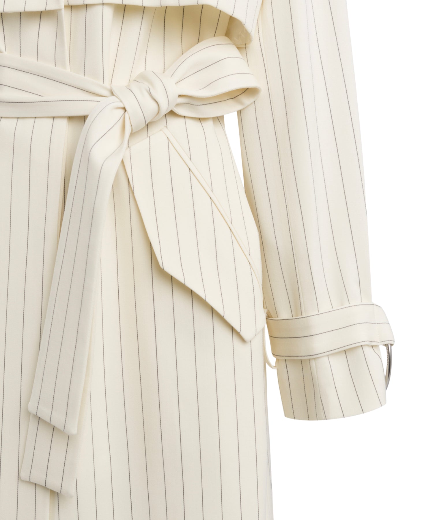 Trenchcoat in fresco di lana gessato DJ856 ES0080D001 DONDUP 