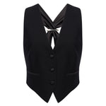 Gilet in tela bistretch DJ857 TS0009D999 DONDUP 