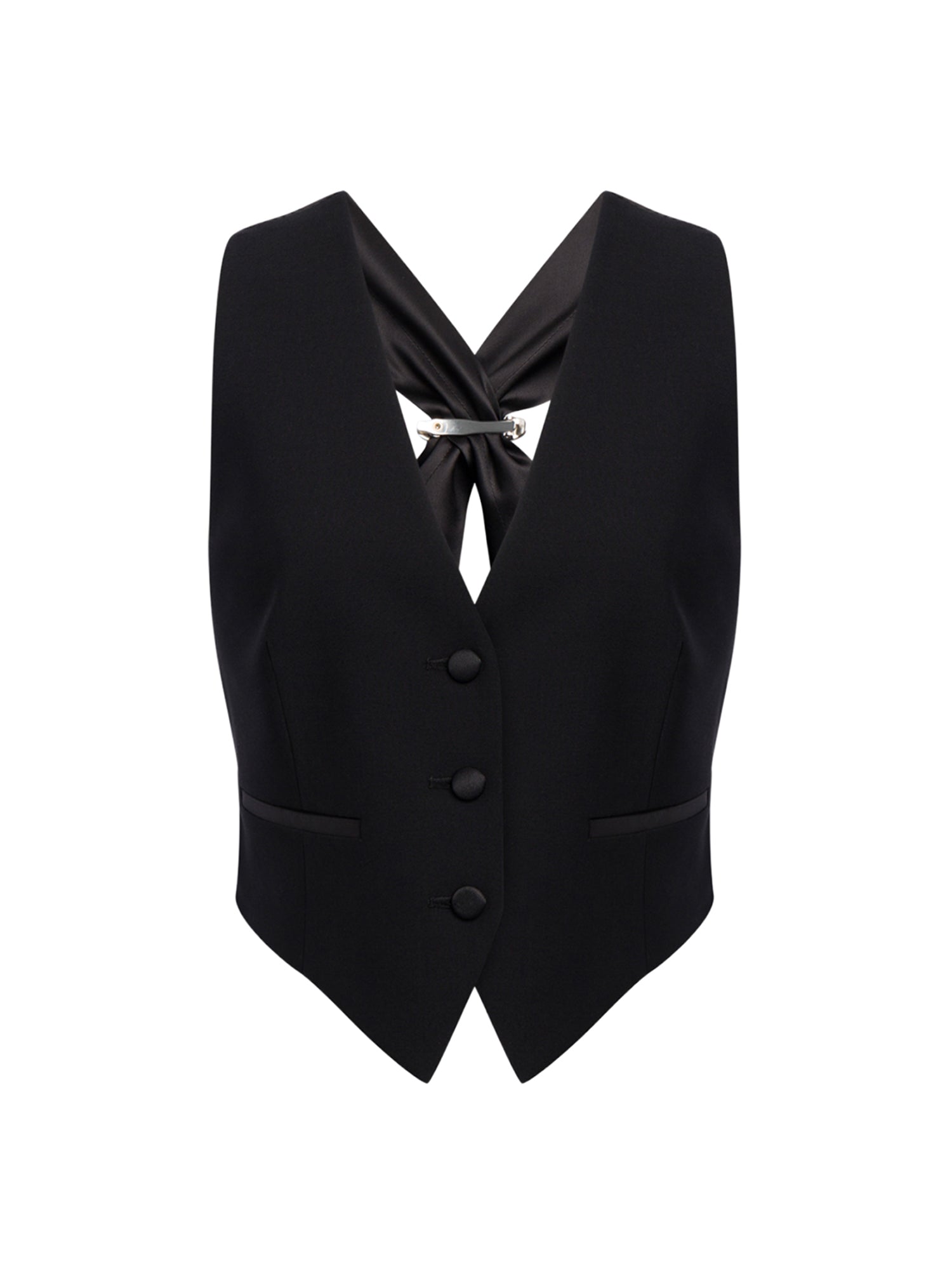 Gilet in tela bistretch DJ857 TS0009D999 DONDUP 