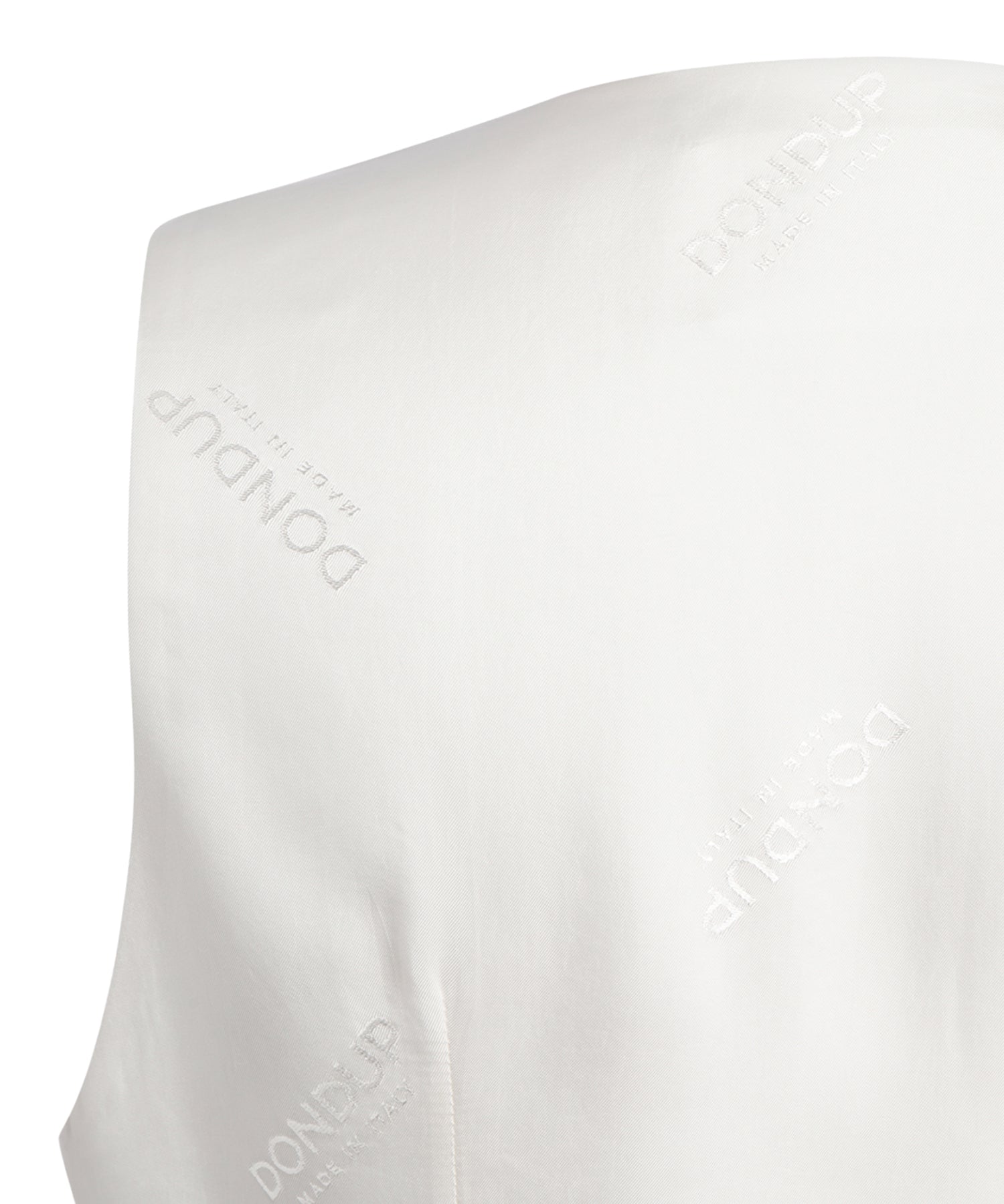 Gilet in fresco di lana gessato DJ860 ES0080D001 DONDUP 
