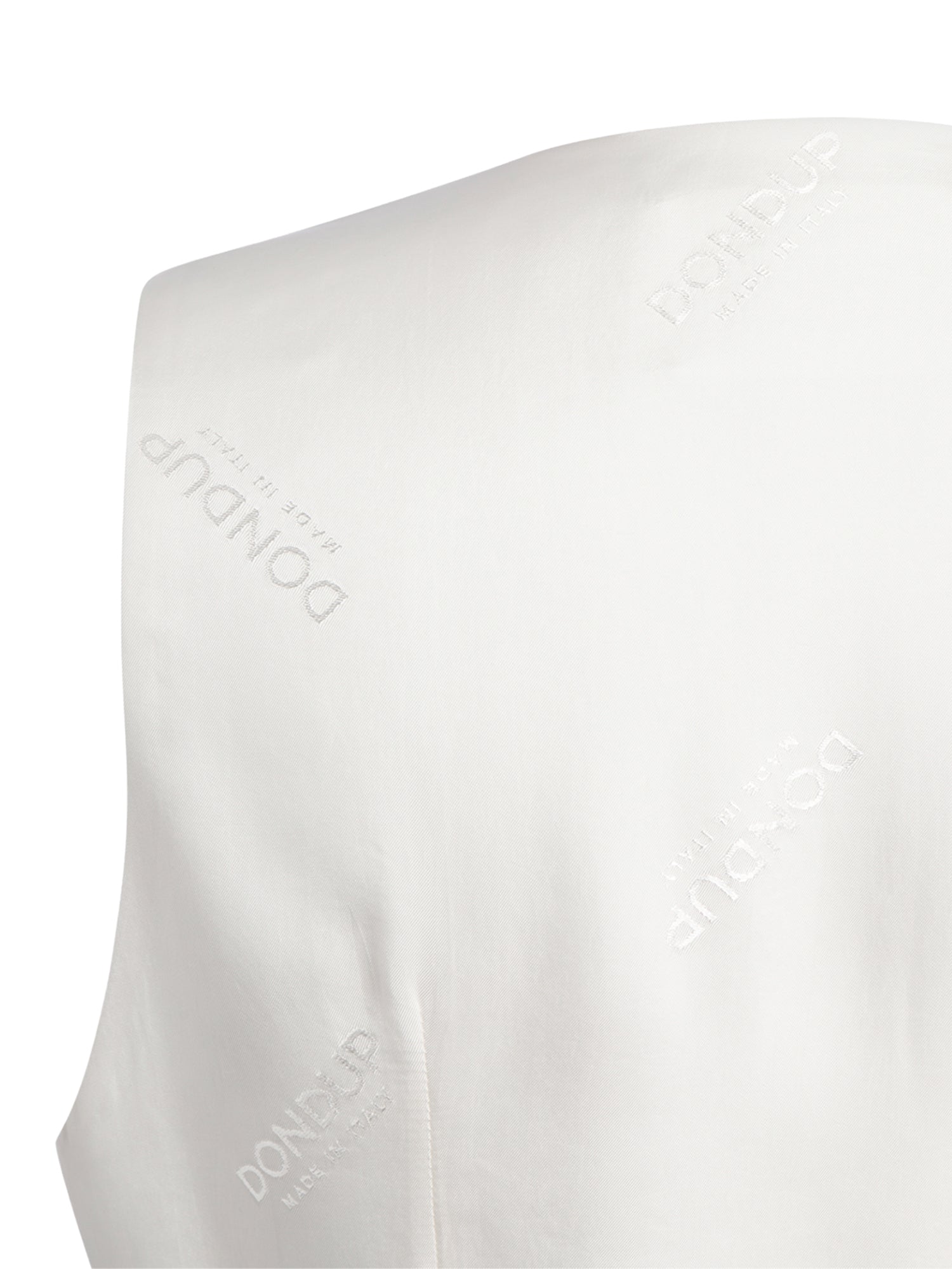 Gilet in fresco di lana gessato DJ860 ES0080D001 DONDUP 