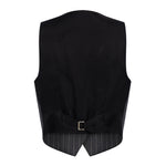 Gilet in fresco di lana gessato DJ860 ES0080D903 DONDUP 