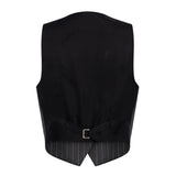Gilet in fresco di lana gessato DJ860 ES0080D903 DONDUP 