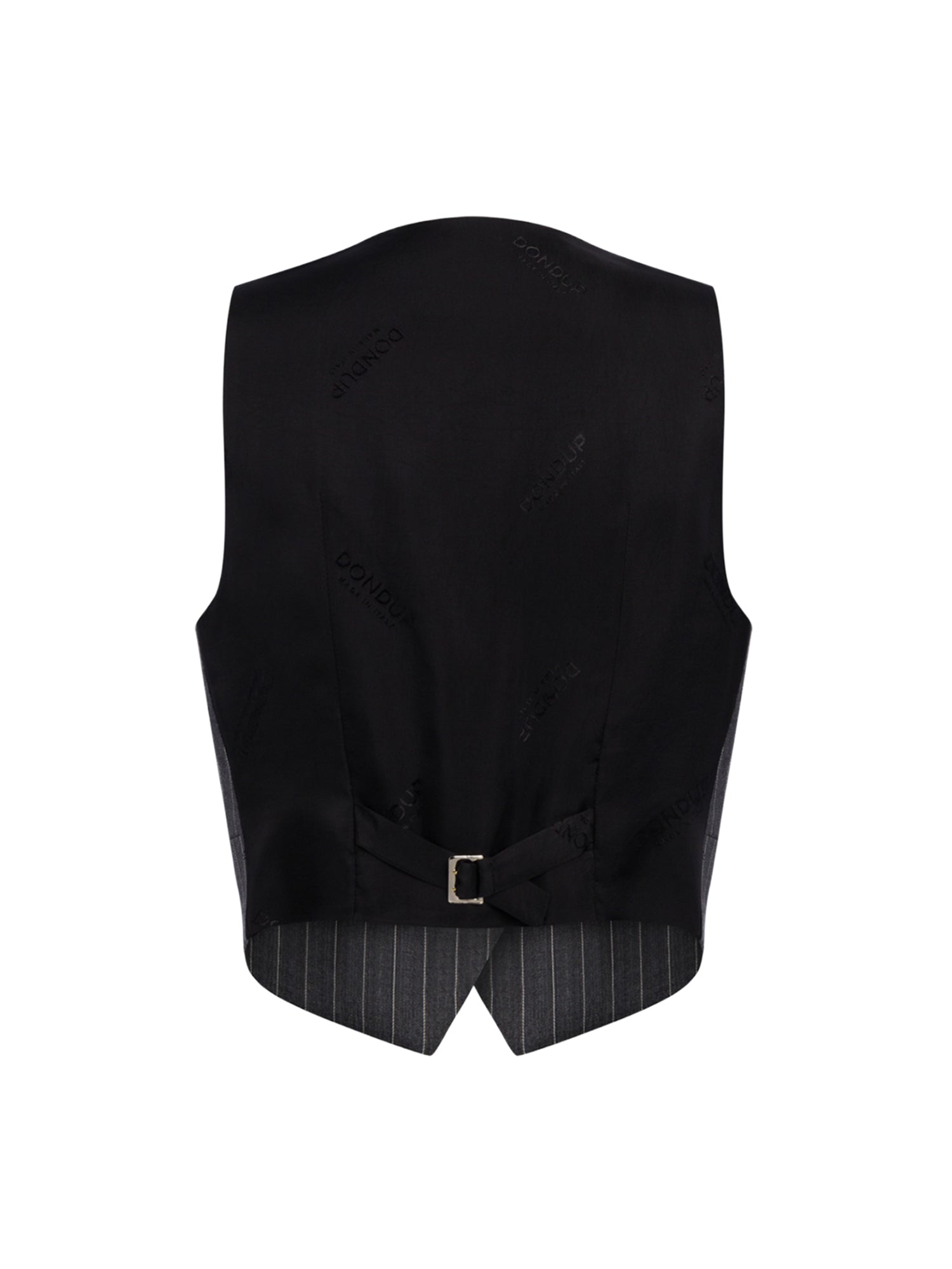 Gilet in fresco di lana gessato DJ860 ES0080D903 DONDUP 
