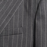 Blazer monopetto in fresco di lana gessato DJ861 ES0080D903 DONDUP 