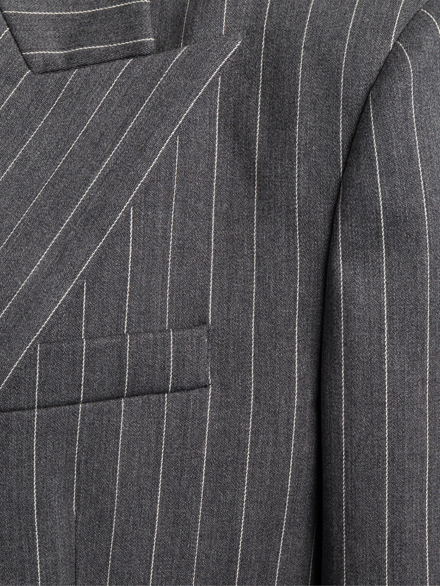 Blazer monopetto in fresco di lana gessato DJ861 ES0080D903 DONDUP 