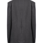 Blazer monopetto in fresco di lana gessato DJ861 ES0080D903 DONDUP 