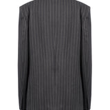 Blazer monopetto in fresco di lana gessato DJ861 ES0080D903 DONDUP 