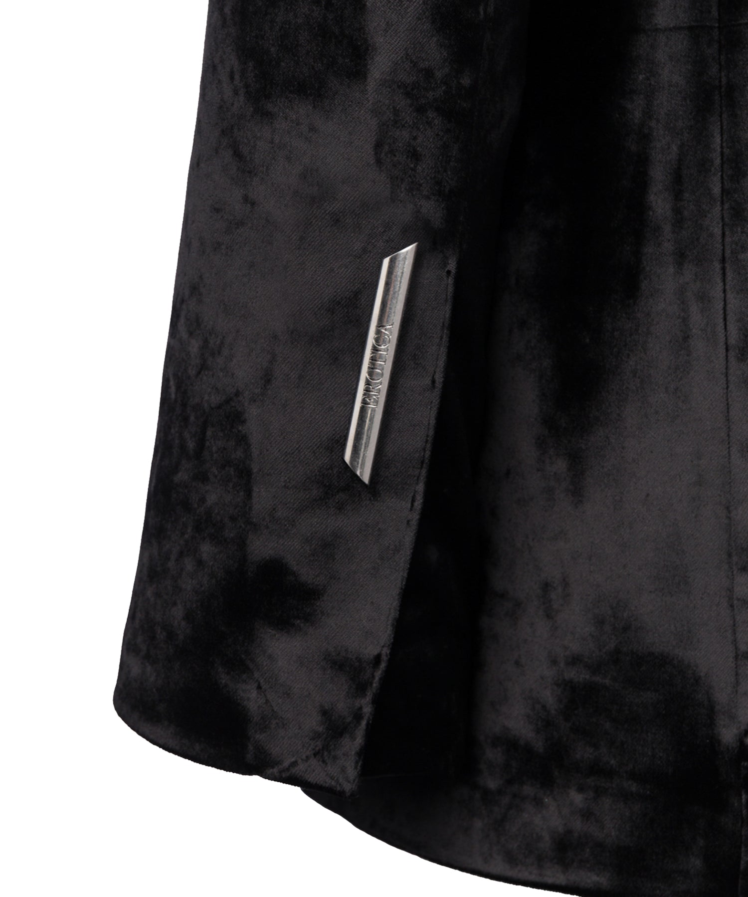 Blazer monopetto in velluto DJ863 VS0040D999 DONDUP 