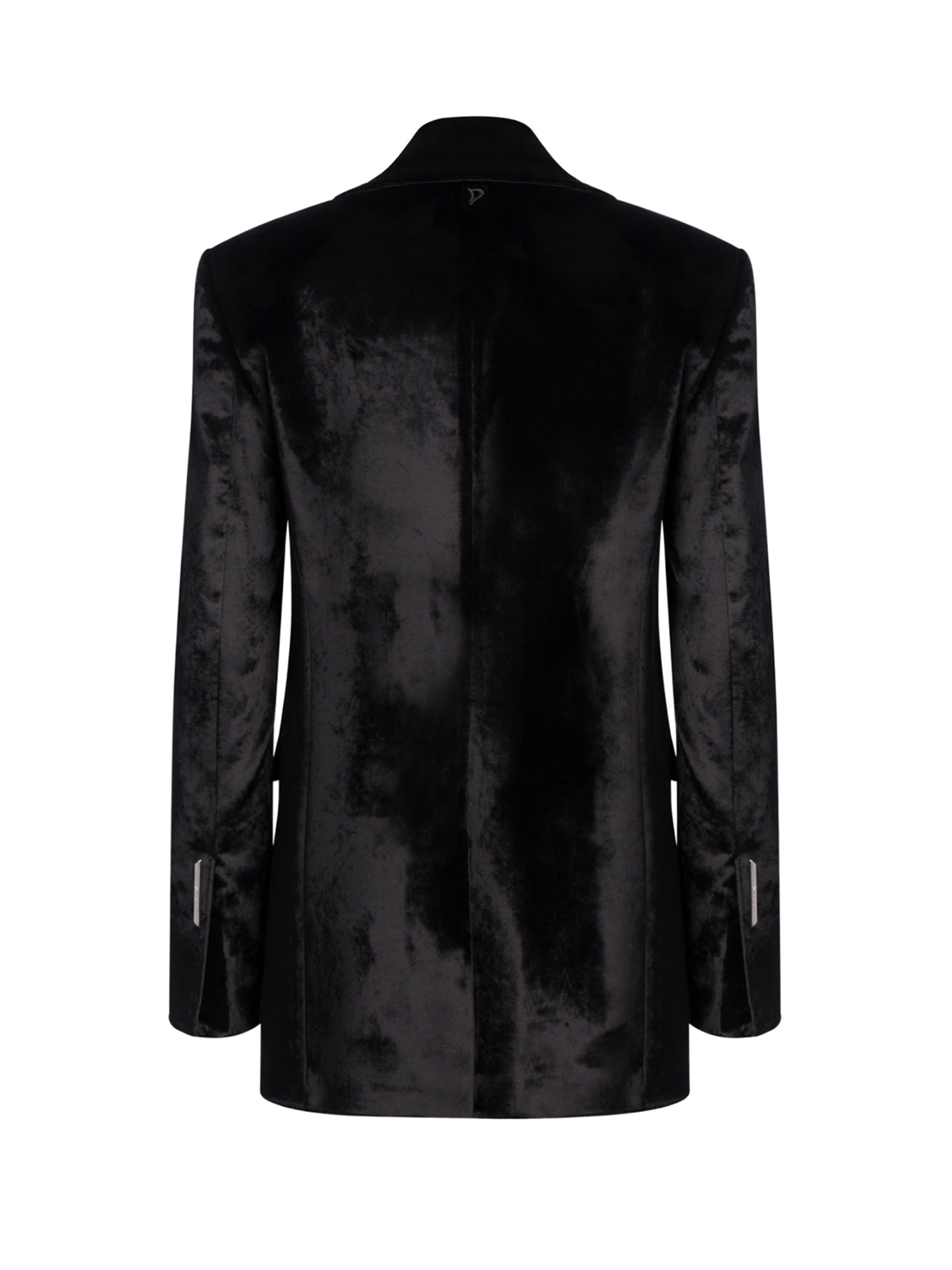 Blazer monopetto in velluto DJ863 VS0040D999 DONDUP 
