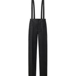 Pantaloni con bretelle in Principe di Galles DP842 QF0208DXXX909 DONDUP 