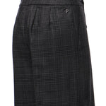 Pantaloni con bretelle in Principe di Galles DP842 QF0208DXXX909 DONDUP 