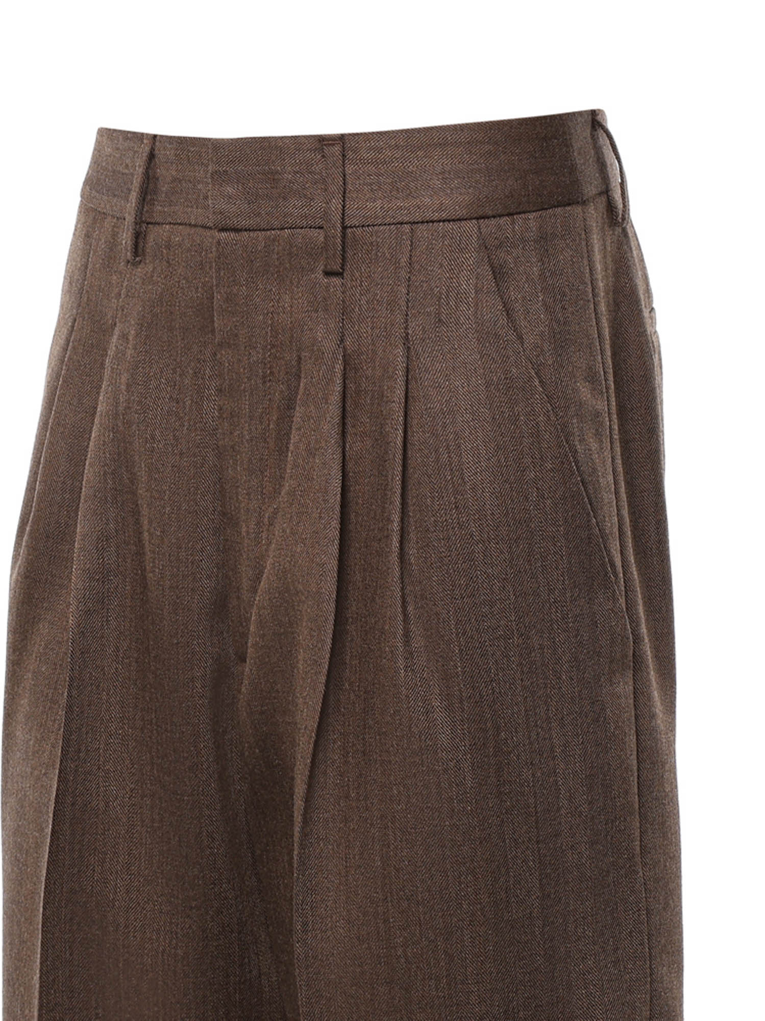 Pantaloni Eloise in lana DP843 FF0427DXXX718 DONDUP 