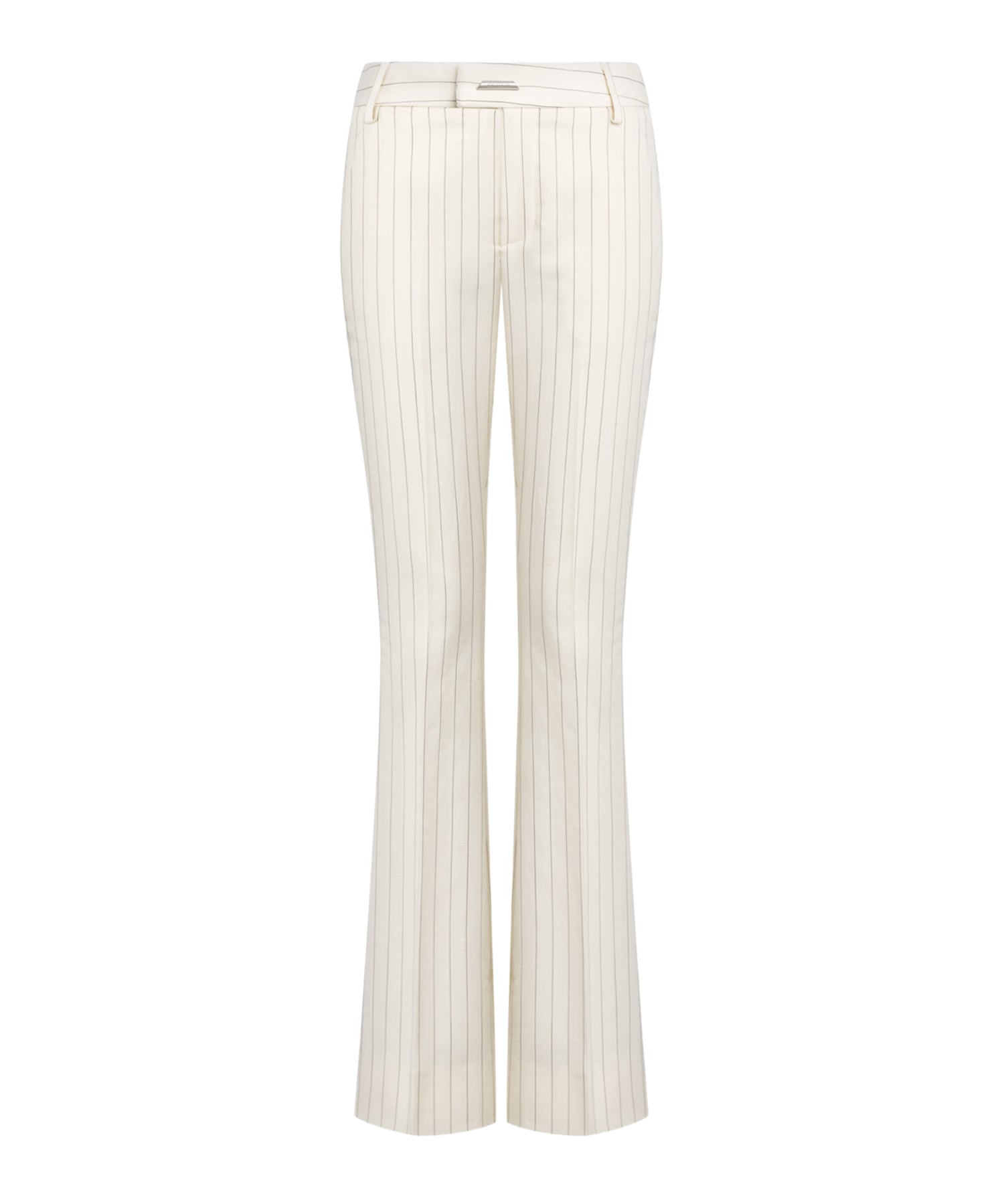 Pantaloni in fresco di lana gessato DP923 ES0080D001 DONDUP 