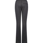 Pantaloni in fresco di lana gessato DP923 ES0080D903 DONDUP 