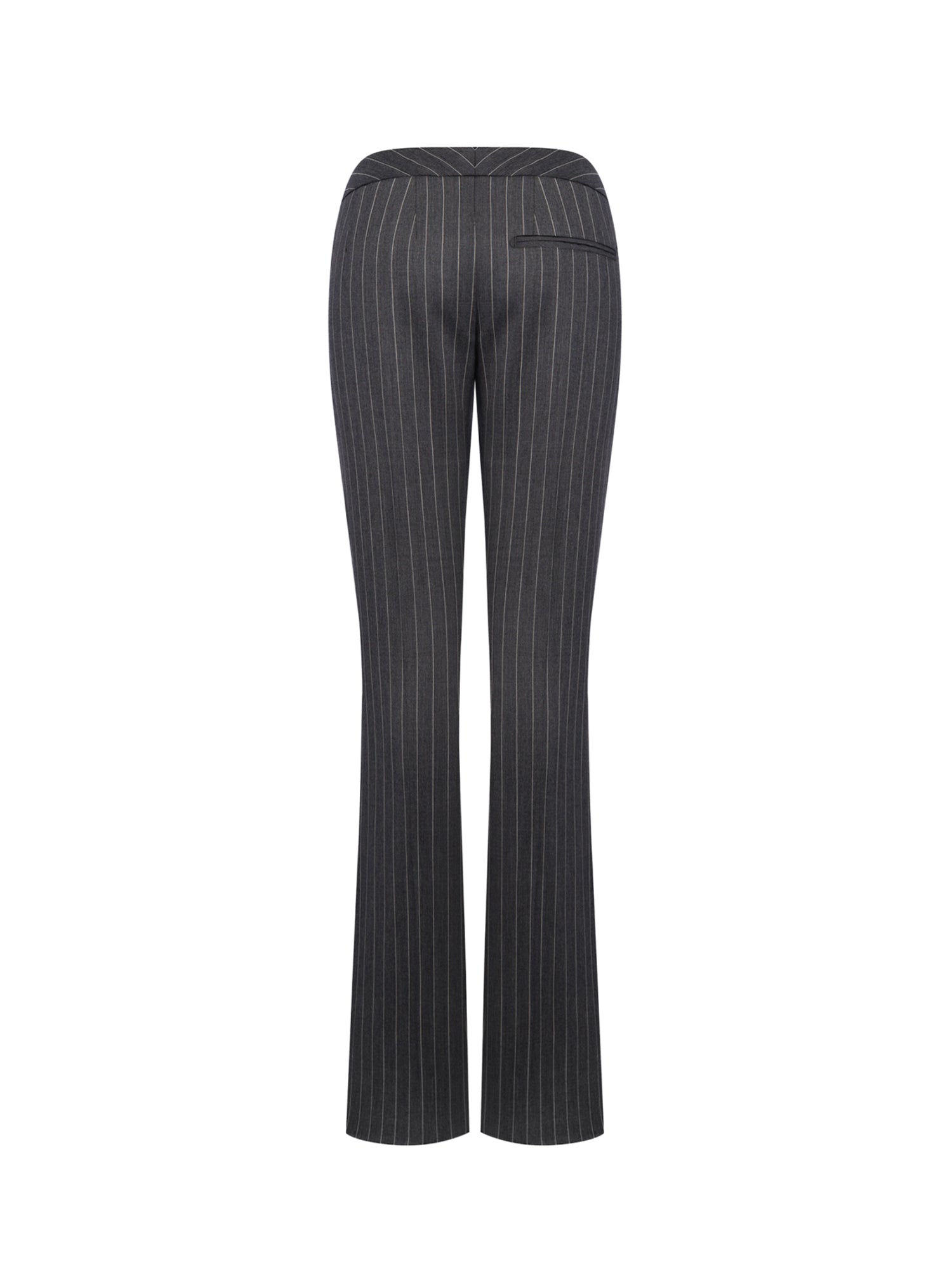 Pantaloni in fresco di lana gessato DP923 ES0080D903 DONDUP 