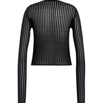 Maglia serafino in maglia lurex DT464 M01044D999 DONDUP 