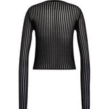 Maglia serafino in maglia lurex DT464 M01044D999 DONDUP 