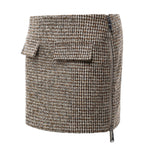 Minigonna in bouclé G637 FF0429DXXX718 DONDUP 