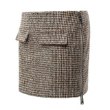 Minigonna in bouclé G637 FF0429DXXX718 DONDUP 