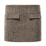 Minigonna in bouclé G637 FF0429DXXX718 DONDUP 