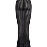 Gonna slim in maglia lurex G645 M01044D999 DONDUP 