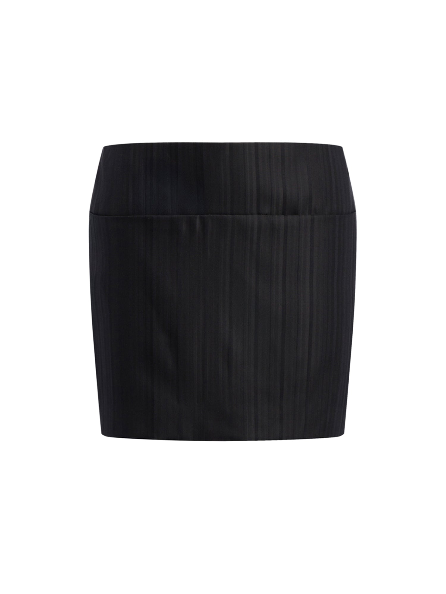 Minigonna in gessato lana e viscosa G647 EFE166D999 DONDUP 