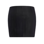 Minigonna in gessato lana e viscosa G647 EFE166D999 DONDUP 