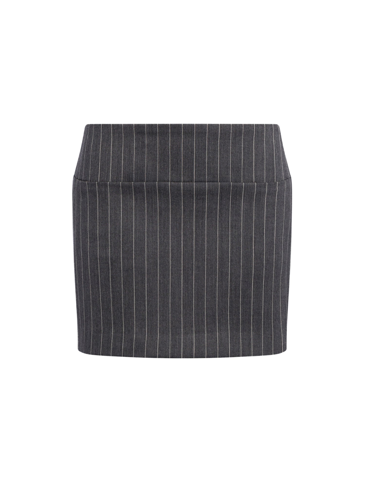Minigonna in fresco di lana gessato G647 ES0080D903 DONDUP 
