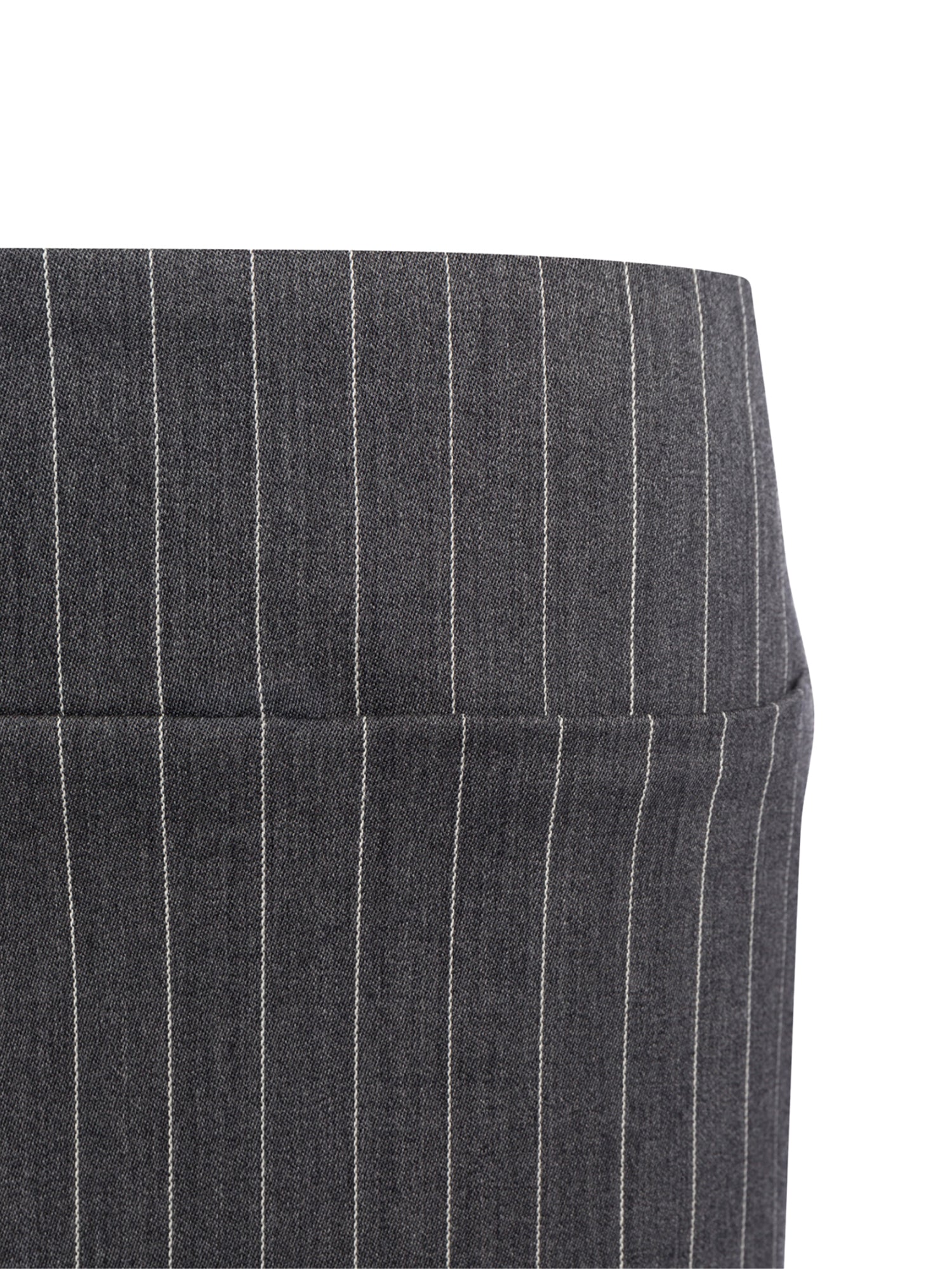 Minigonna in fresco di lana gessato G647 ES0080D903 DONDUP 