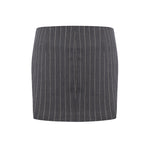 Minigonna in fresco di lana gessato G647 ES0080D903 DONDUP 