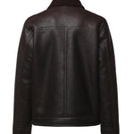 Giacca in pelle e shearling JU026 PL0547UXXX737 DONDUP 