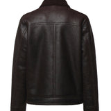 Giacca in pelle e shearling JU026 PL0547UXXX737 DONDUP 