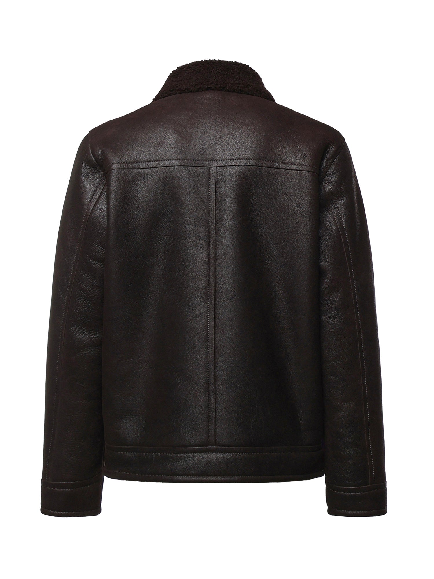 Giacca in pelle e shearling JU026 PL0547UXXX737 DONDUP 