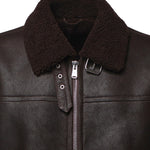 Giacca in pelle e shearling JU026 PL0547UXXX737 DONDUP 